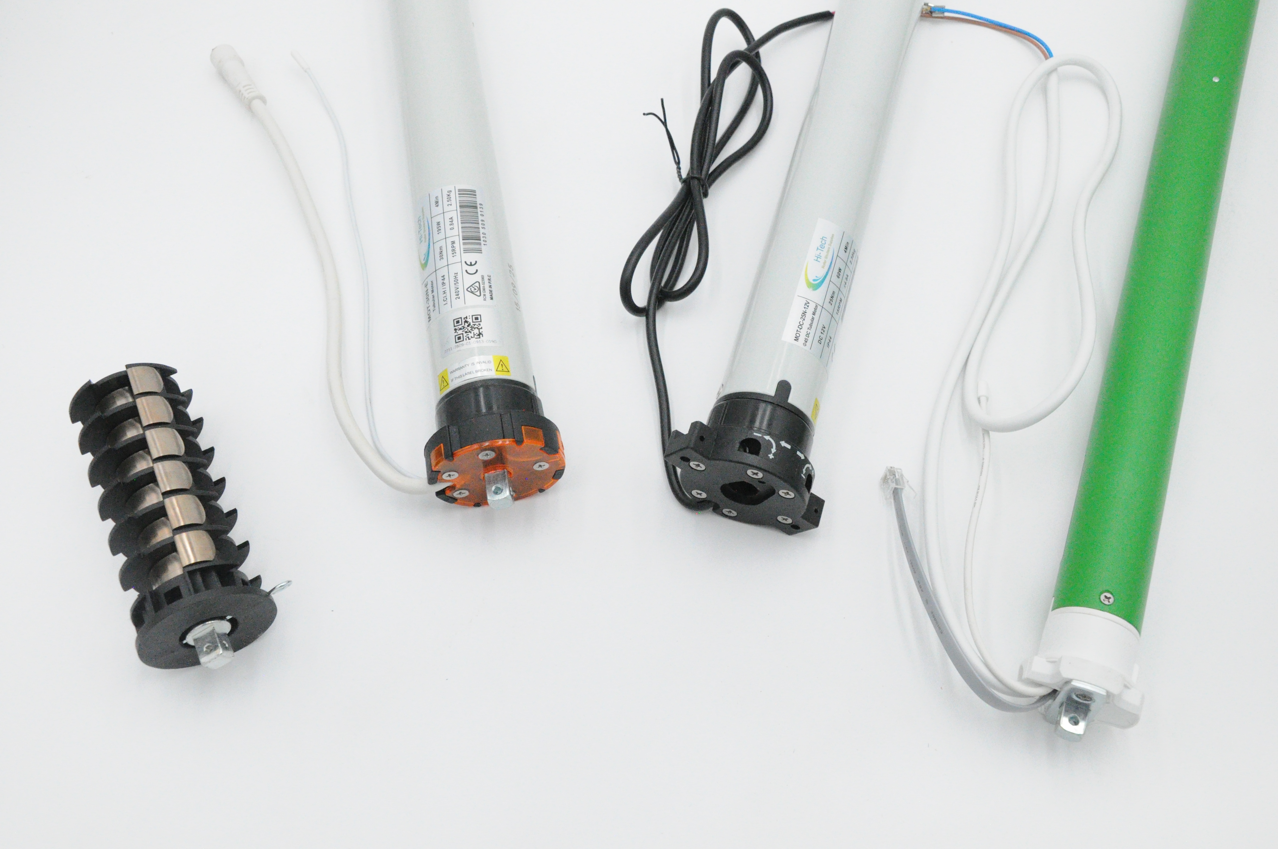 Motors and controls for outdoor blinds