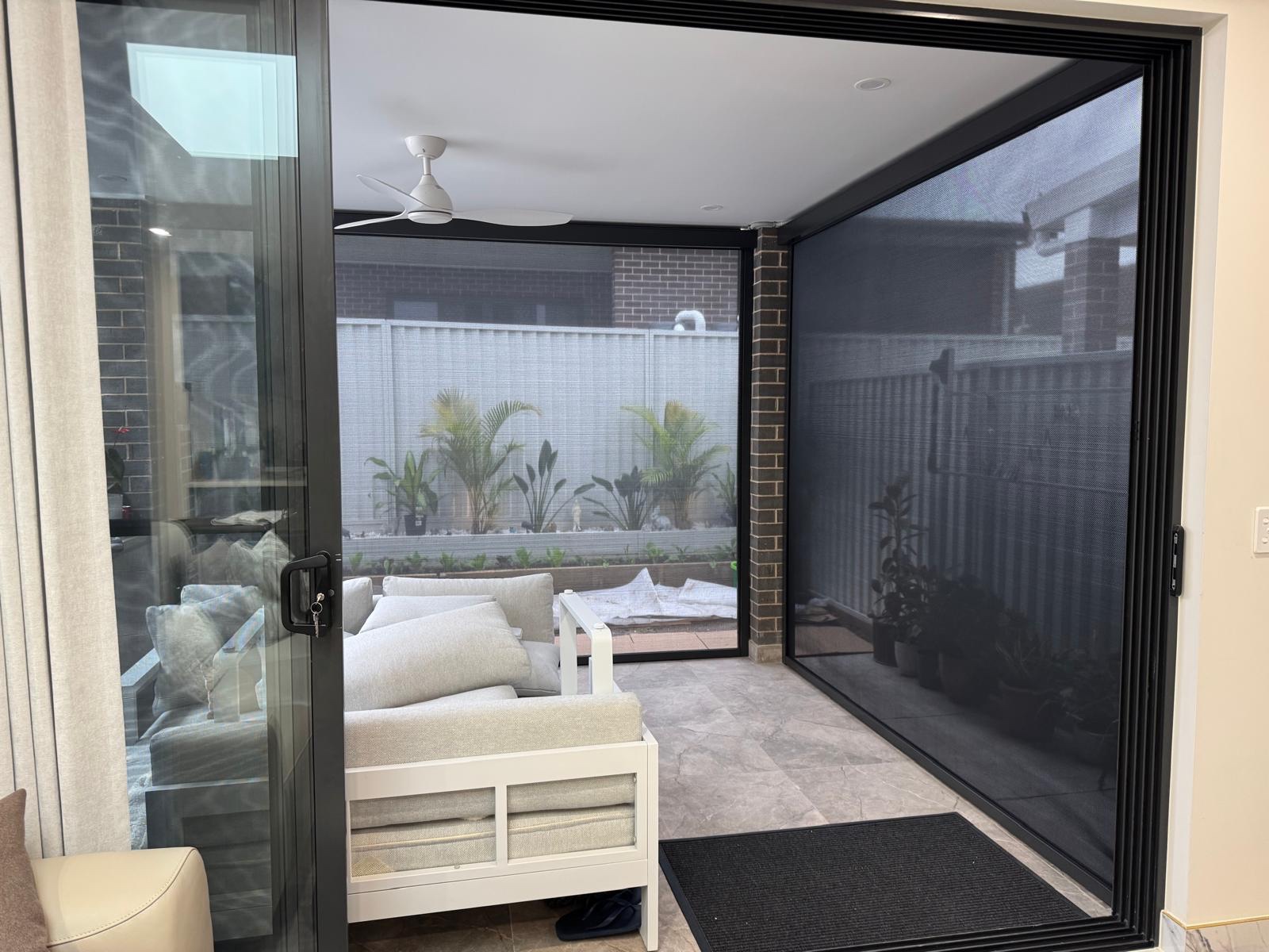 Architectural exterior screen system